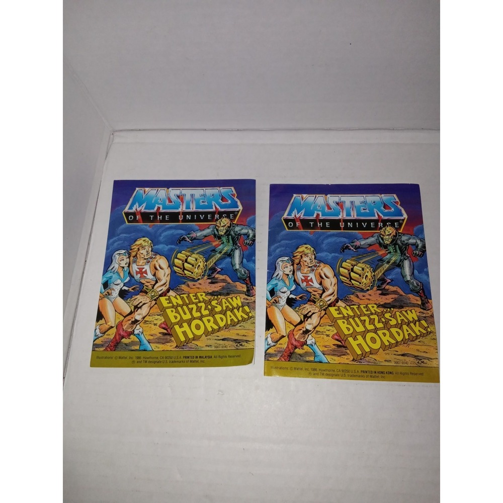 masters of the universe vintage Enter Buzz Saw Hordak Mini Comic